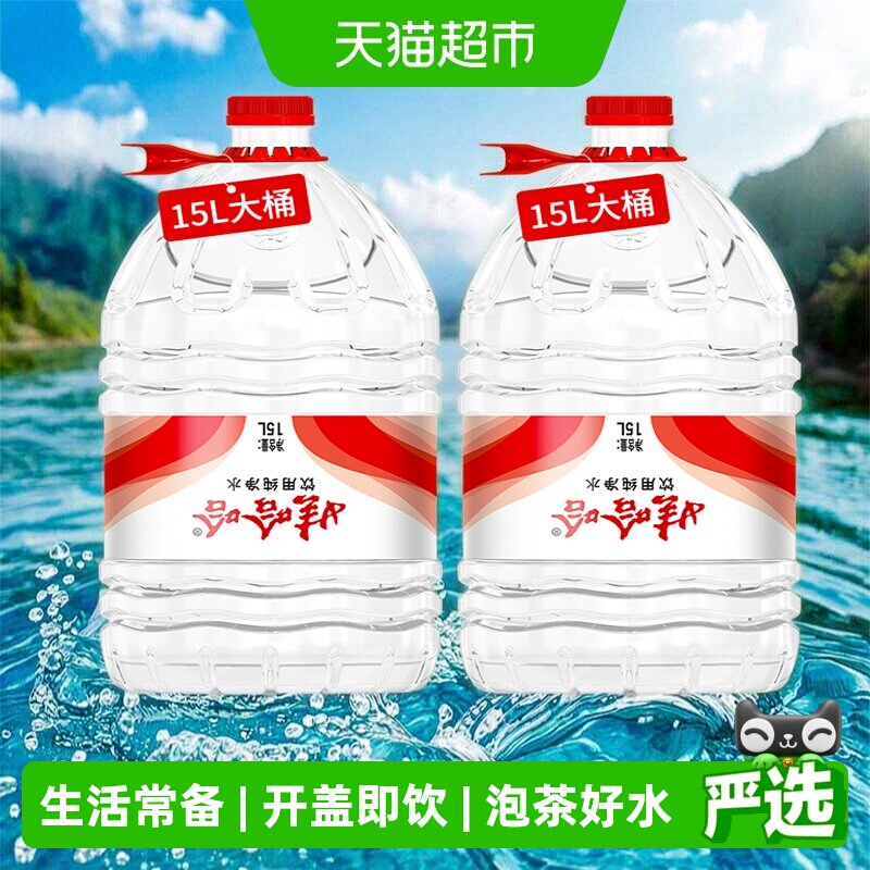 娃哈哈纯净水15L*2桶送货上门图片