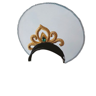 新款古典舞蹈敦煌飞天舞蹈演出服头饰男女款复古光圈舞台表演发饰