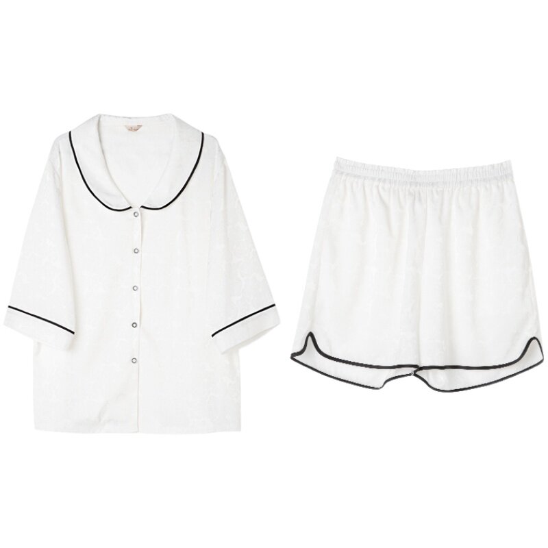 noirtease提花性感家居服套装