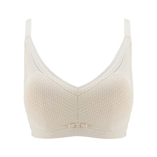 黑天鹅夏薄款内衣女无钢圈运动美背文胸大胸显小胸罩收副乳防下垂