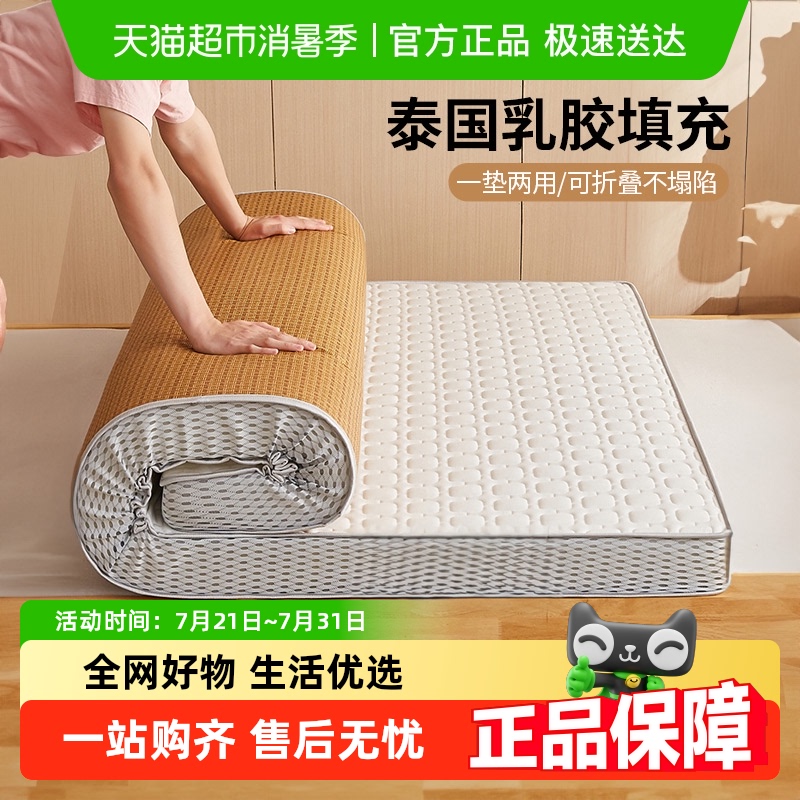 猫人藤席双面冬夏两用海绵垫