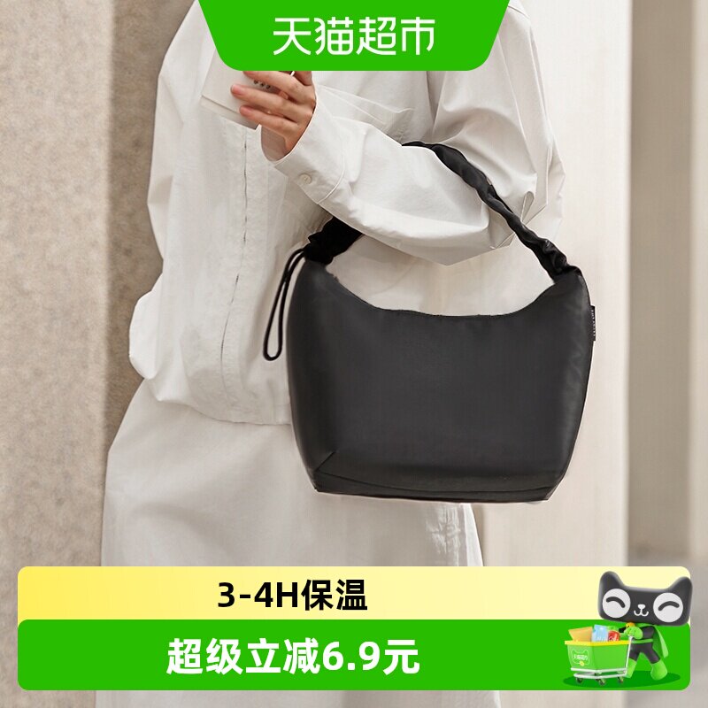 里序饭盒袋手提袋子保温袋便当包高颜值饭盒铝箔上班族轻便带饭包