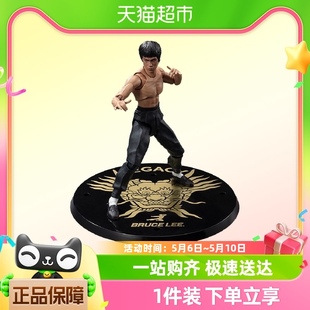 万代 可动手办 SHF 李小龙 BRUCE LEE 传奇 50周年 带台座