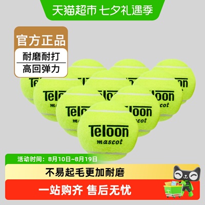 Teloon天龙初学高回弹力耐磨网球