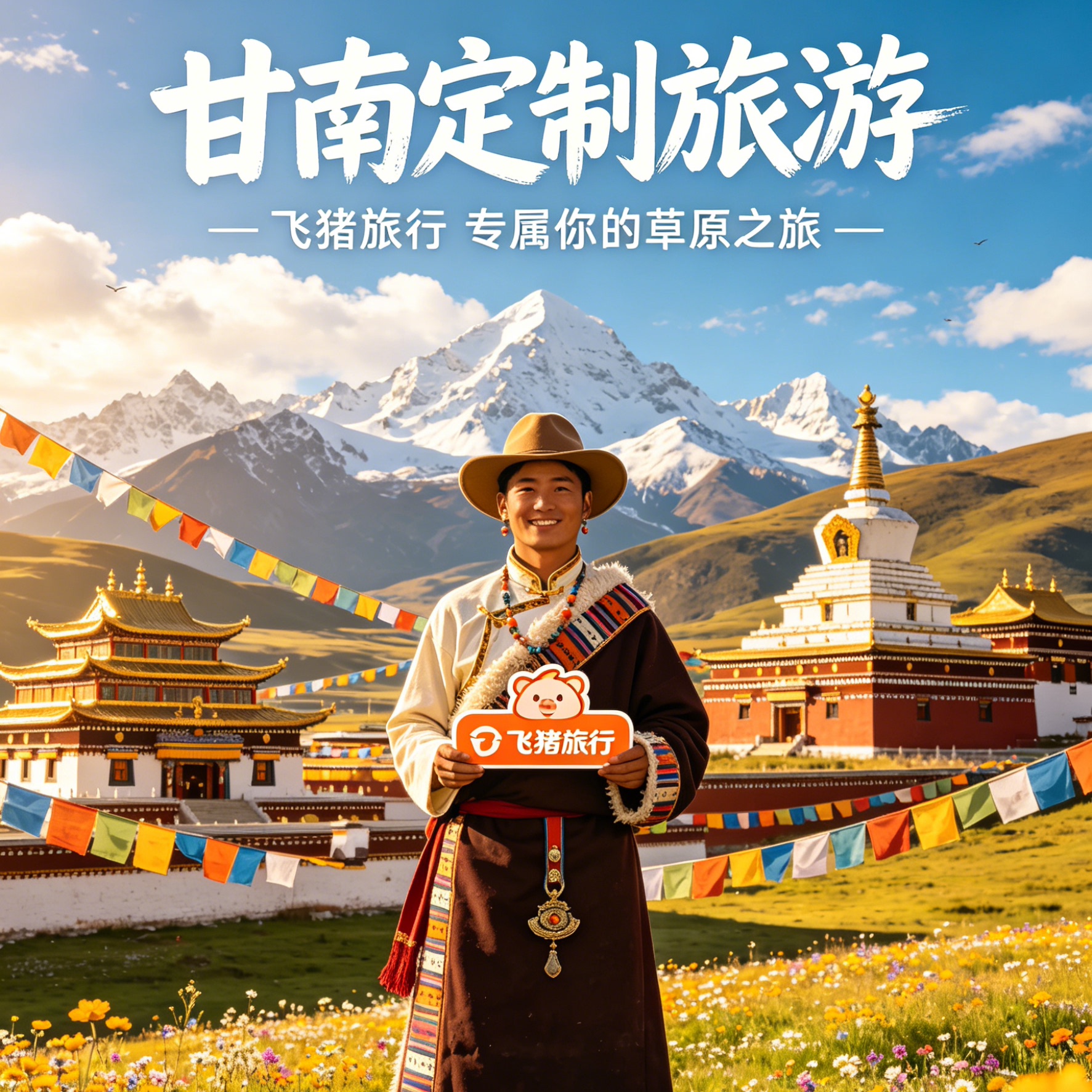 兰州旅游+甘南旅游4-5-6-7-8日游定制包车游