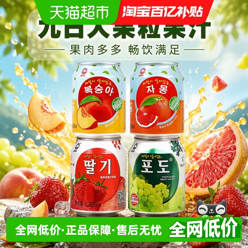 九日大果粒果汁饮料238ml×10罐