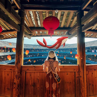 厦门旅游漳州南靖云水谣+永定土楼王【6人小团】纯玩一日游田螺坑