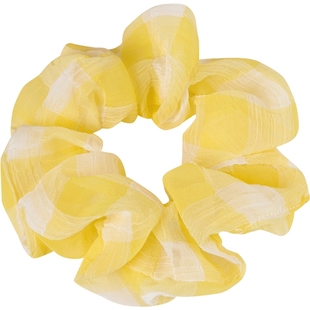 黄色猪大肠发圈夏季简约肥肠发带女绑发饰ins头饰2025年新款头绳