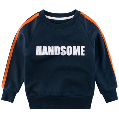 男童加绒卫衣春季韩版保暖套头衫