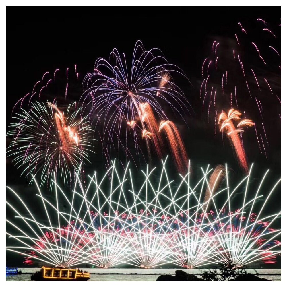 无锡太湖鼋头渚风景区水上音乐烟花大会票中秋烟花 夜场票+游船票