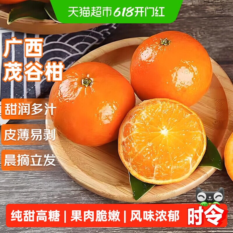 广西茂谷柑新鲜沃柑当季水果薄皮脏脏柑橘石灰柑橘子武鸣整箱