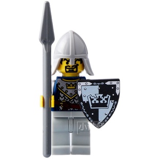 兼容国产中古系列城堡骑士中世纪十字军骷髅士兵拼装积木人仔玩具