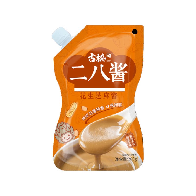 古松花生芝麻酱调味酱图片