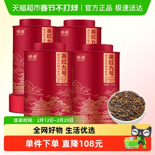 佰儒特级红茶新茶英红九号茶叶浓香型新茶送礼罐装