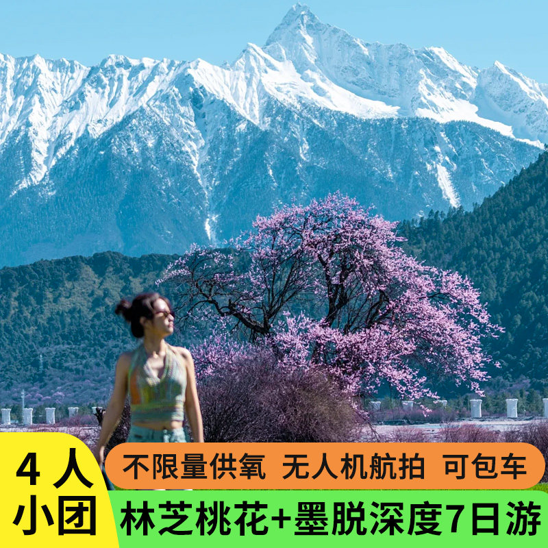 一单一团西藏旅游林芝南迦巴瓦峰墨脱波密桃花沟7天6晚拼车跟团游,度假线路/签证送关/旅游服务,境内跟团游,淘宝优惠券,粉丝福利购,淘宝优惠卷