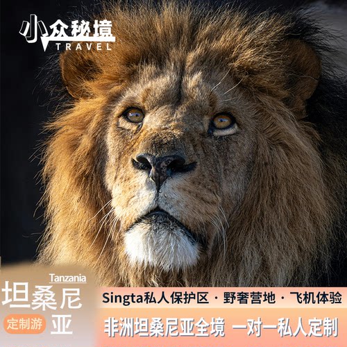 【坦桑尼亚singta私人保护区】全国可出发，详询客服搭配航班 殿堂级的非洲野奢之旅，野生动物保护旅行的标杆级存在 非洲独特的私人保护区，致力于打造传世级的野生动物保护区，体验其底蕴 塞伦盖蒂内飞小飞机，360度俯瞰塞伦盖蒂大草原