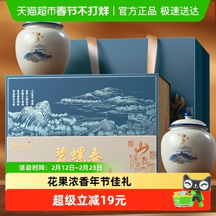 陈一凡茶叶礼盒碧螺春苏州原产花果香绿茶年节送礼送长辈领导高档