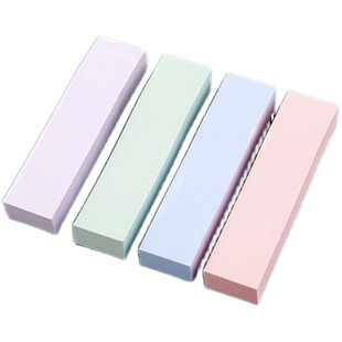 莫兰迪便利贴学生用便签纸小条标记粘性强纯色彩色大号便条网自粘
