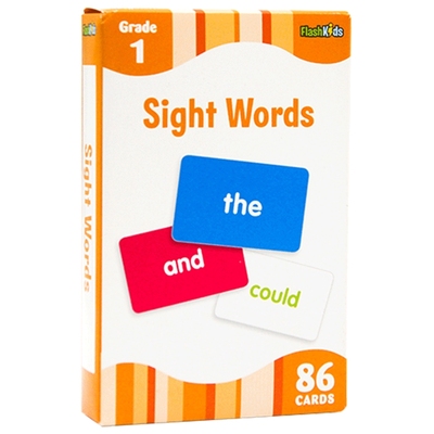 英文原版 常见词闪卡 Sight Words Flash Kids Flash Cards 儿童启蒙高效英语闪卡 高频词卡片