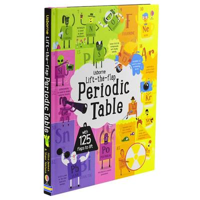 Usborne Lift-the-flap Periodic Table 元素周期表翻翻书 儿童英语趣味科学STEM教教育 英文原版进口图书