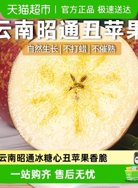 云谷造云南昭通丑苹果冰糖心特级清脆香甜减脂健身常备早晨果腹