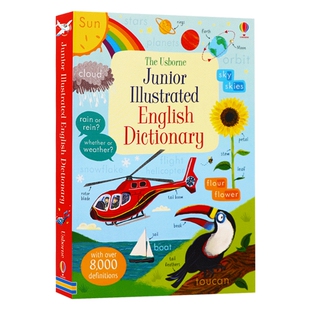 Junior Illustrated English Dictionary 英文原版少儿初级全彩插图英语字典   尤斯伯恩 英文版词典 原版英语书籍儿童图书