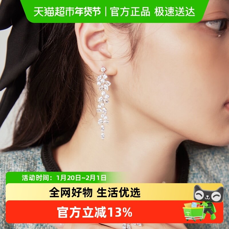 DODOGOGO流苏耳环女耳坠轻奢高级感耳夹耳钉秋冬2024新款爆款耳饰,饰品/流行首饰/时尚饰品新,耳钉,淘宝优惠券,粉丝福利购,淘宝优惠卷