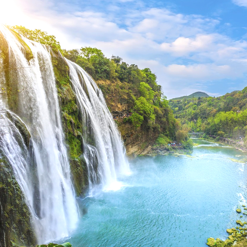 私家团贵州旅游纯玩5天4晚黄果树瀑布荔波小七孔西江千户苗寨贵阳