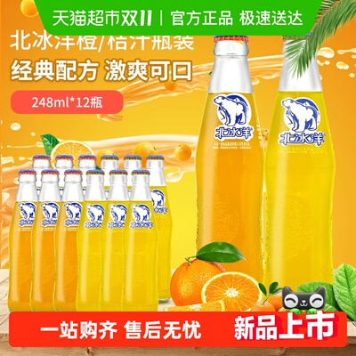 北冰洋桔汁汽水碳酸饮料易拉罐装