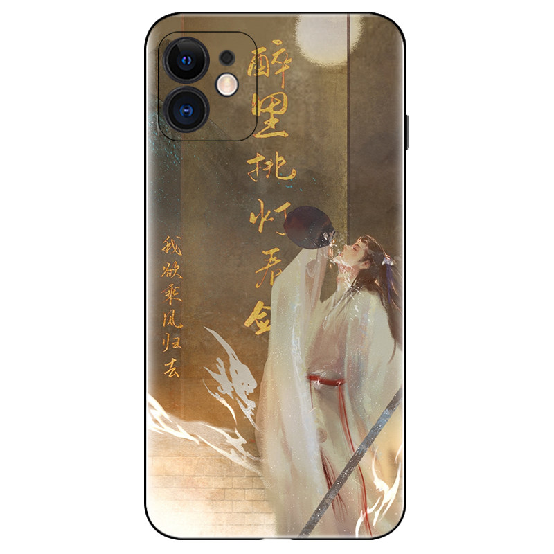 中国风李白手机壳适用多种机型