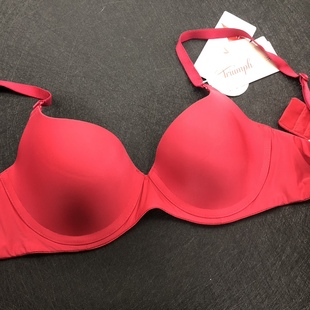 黛 大红薄模杯舒适有型钢圈2排扣 75C