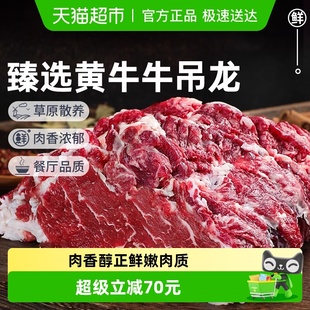 祁连天宝散养黄牛牛吊龙肉原切整块牛肉嫩牛肉生鲜潮汕涮火锅食材