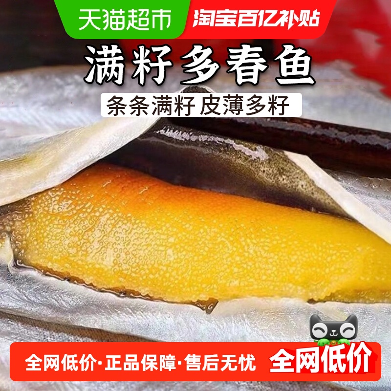 云储生活新鲜冷冻多春鱼满籽