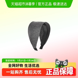 针织灰色加宽发箍女高颅顶发带头箍发卡头饰运动发饰 DODOGOGO法式