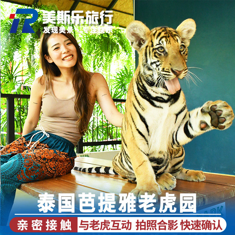 [芭堤雅老虎园-近距离接触中型老虎]泰国旅游芭提雅芭堤雅老虎园-近距离接触中型老虎Medium含门票