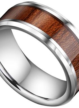 木戒指男士轻奢欧美情侣戒女尾戒