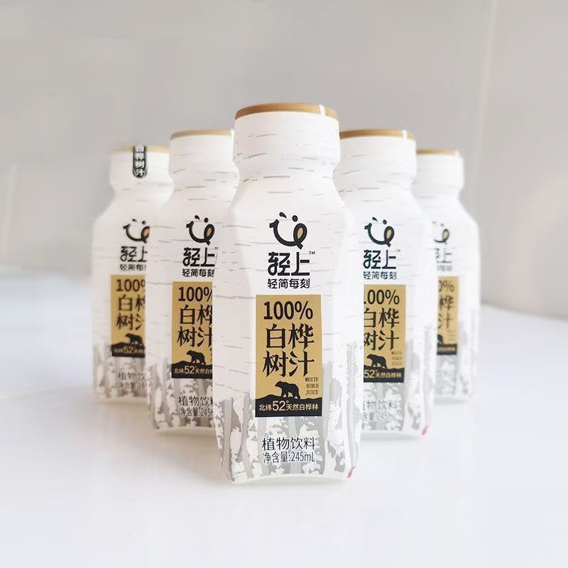 轻上100%白桦树汁植物饮料白桦树原汁245ml