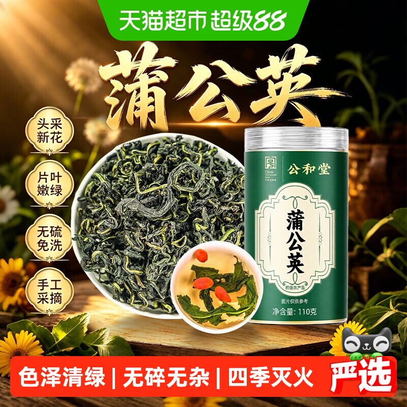 蒲公英茶正宗中药材新鲜散茶图片