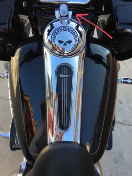 适用于现货哈雷双灯公路滑翔Gide14--2021年电门镀电镀装饰盖