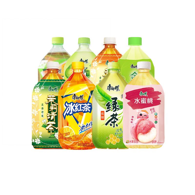 康师傅茶饮多口味可选择1Lx8瓶