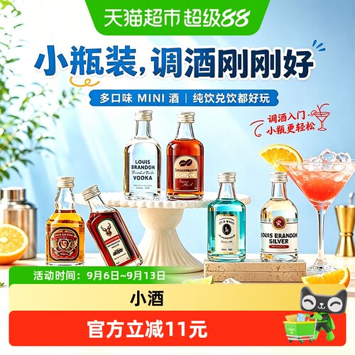 派斯顿伏特加金酒白朗姆酒套装