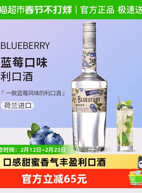 迪可派蓝莓味利口酒力娇酒700ml鸡尾基酒荷兰原装进口洋酒