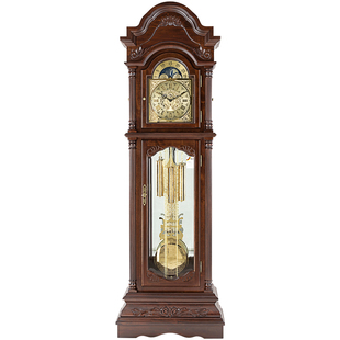 欧式落地钟表客厅立钟德国进口机芯落地座钟实木机械落地钟HG9814