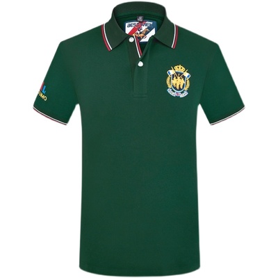 夏季新品翻领男装网眼短袖T恤