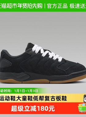 Nike耐克女鞋黑色SESSION运动鞋大童鞋低帮复古板鞋IB5679-001