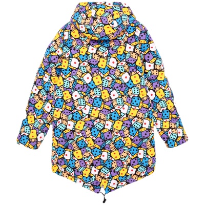 DEVIL NUT潮牌恶魔秋冬无性别情侣保暖保暖羽绒服 骰子小组 ATY