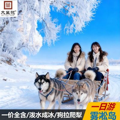 长春出发上门接吉林雾凇岛一日/二日游纯玩一车直达跟团游含午餐