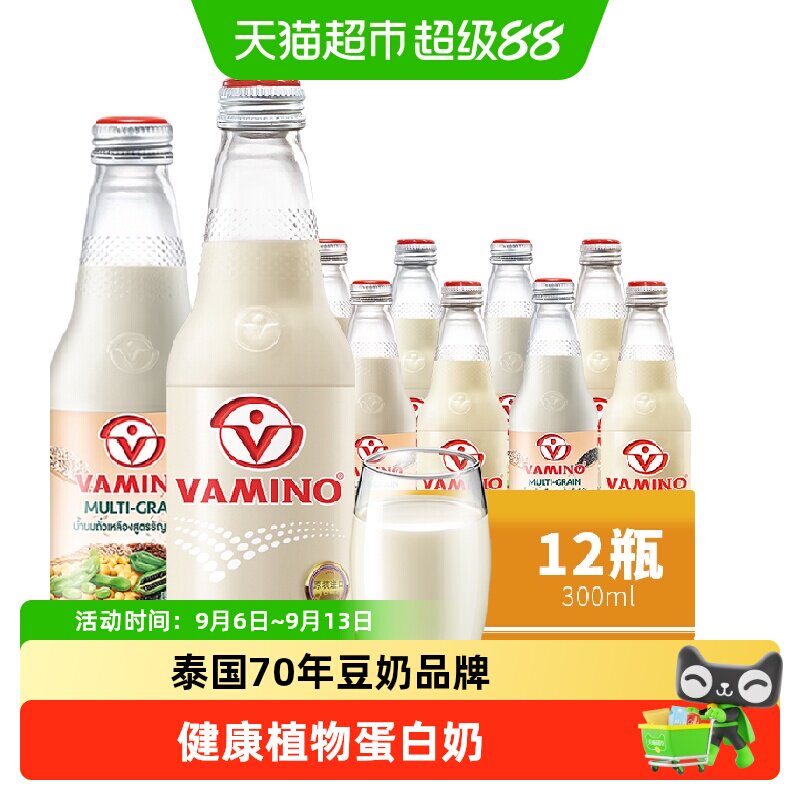 泰国哇米诺豆奶300ml×12瓶图片