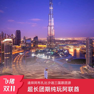 双11阿联酋迪拜阿布扎比沙迦跟团游纯玩7日五星酒店冲沙游船