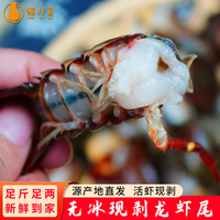 微山湖新鮮龍蝦尾冷凍生蝦速凍無冰衣麻辣小龍蝦尾手工現(xiàn)剝